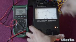 Измеритель изоляции Мегомметр ЭС0202/2Г Проверка напряжения