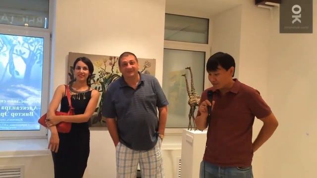 Открытие выставки Александры Власовой и Виктора Эрдынеева "Нежное лицо сюрреализма". Открытый клуб смотреть онлайн