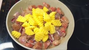 ТУШИМ СЕРДЦЕ. ГОВЯЖЬЕ СЕРДЦЕ С КАРТОШКОЙ