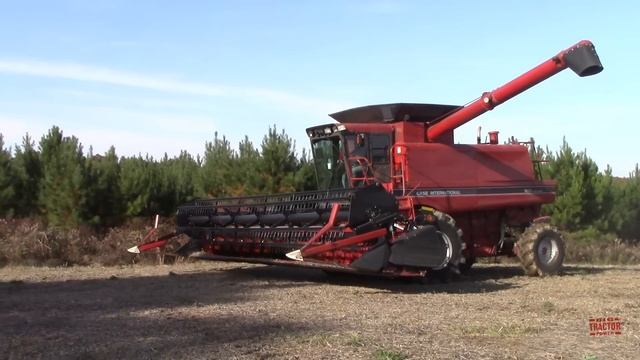 CASE INTERNATIONAL 1680 Axial-Flow Combine Harvesting Soybeans смотреть онлайн