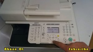 Canon İ-sensys MF8050cn Factory Reset/Hard Reset/Resetleme/Sıfırlama