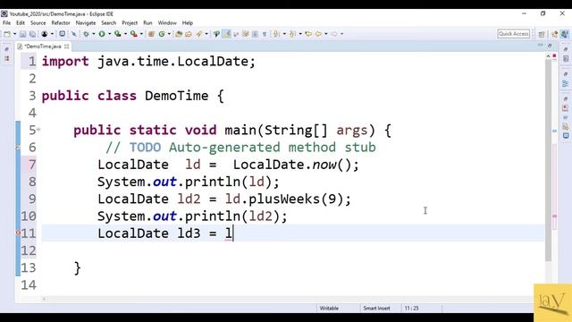 local date and time in java | time package | java 8 new features | java by ponnam jay | смотреть онлайн