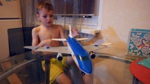 Большой и маленький Лего самолёт/ Lego