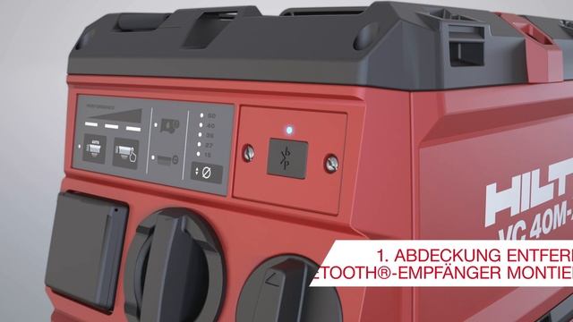 Hilti Staubsaugerfernbedienung – Verwendung mit VC-X Staubsauger смотреть онлайн