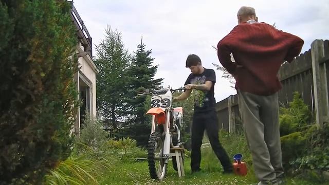 Disassembling engine Honda CR 80 2001 part 6 first start warm up and cool down смотреть онлайн