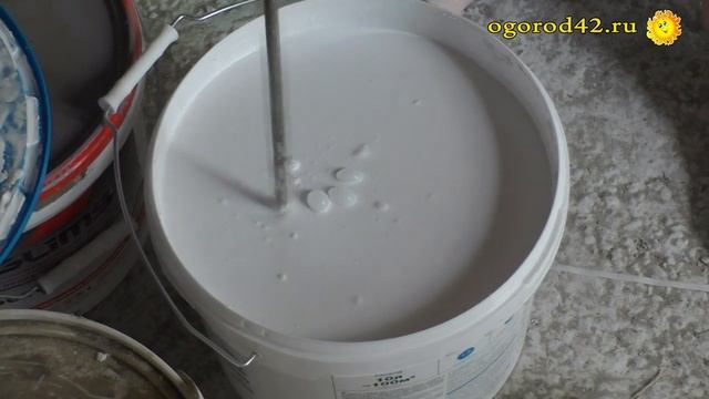 Покраска стены из шлакоблоков электрическим краскопультом Dexter смотреть онлайн