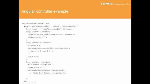 Servoy 8 introduction смотреть онлайн