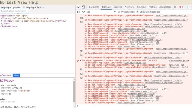 react-native-debugger errors смотреть онлайн