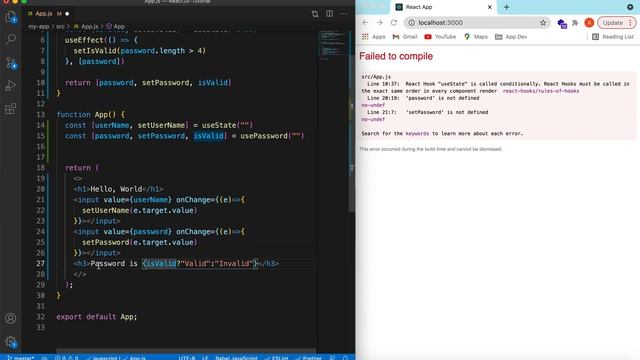 ReactJS Hooks | React Create Custom Hooks Examples | React Hooks Tutorial смотреть онлайн
