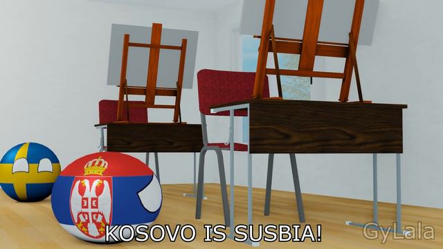 Countryballs School: Painting Among Us 3D Animation смотреть онлайн