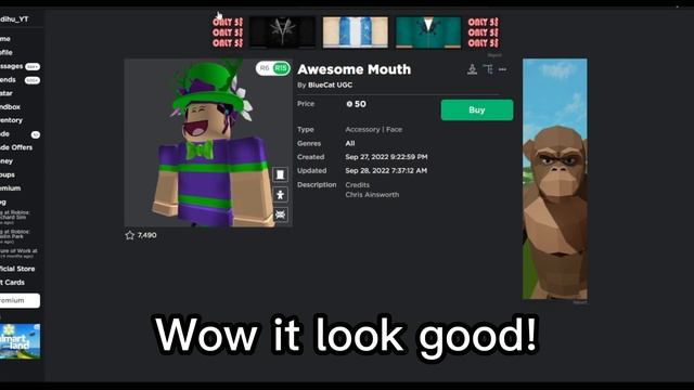 How to get Epic Face in ROBLOX for CHEAP! смотреть онлайн