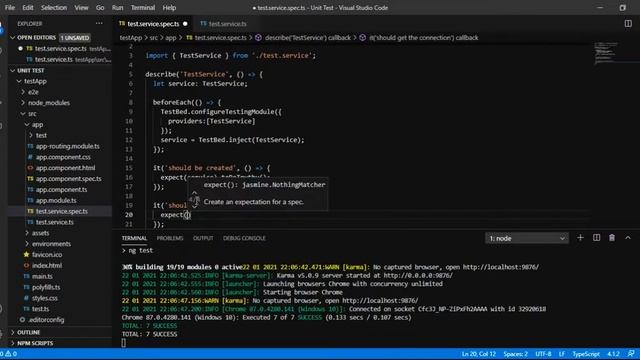 How to write unit test for Angular Services | Create service in angular and write test for methods смотреть онлайн