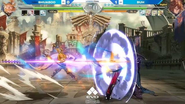 Evo 2023 - Granblue Fantasy Versus: Rising Top 6 - Losers Final - YUISIS Shuaboo vs Buh смотреть онлайн