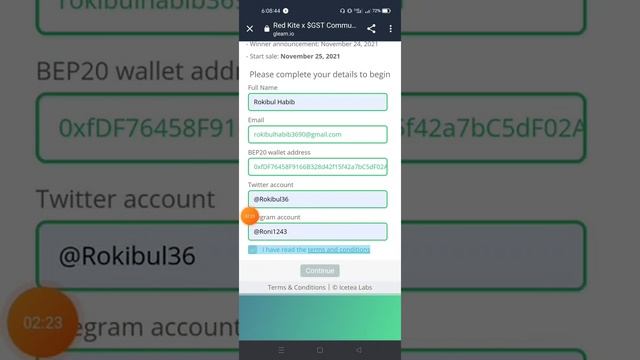 Gleam io Join problem Solve Just 1 minutes || You're creating too many entries; try again later смотреть онлайн