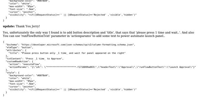Sharepoint: json column formatting, button that starts flow - can I prevent multiple clicks? смотреть онлайн
