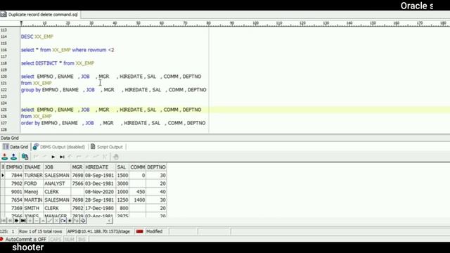 PL/SQL Tutorial #50: find out duplicate records by using analytical queries смотреть онлайн