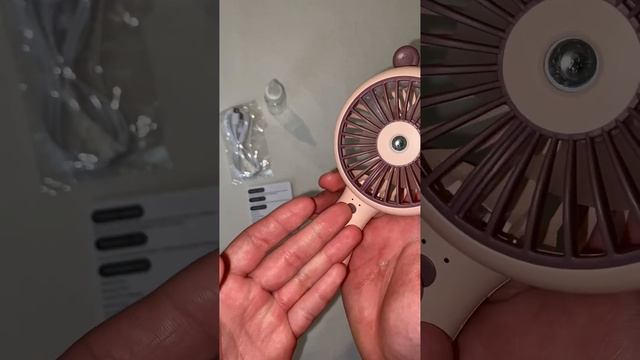 Портативный вентилятор с увлажнителем воздуха смотреть онлайн