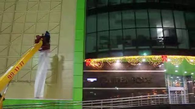 Рекламное агентство "Актив", Тюмень. Печать и монтаж баннера 6 на 6 метров смотреть онлайн