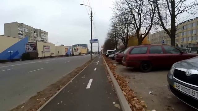 Вінниця велодоріжки 2015 проспект Юності