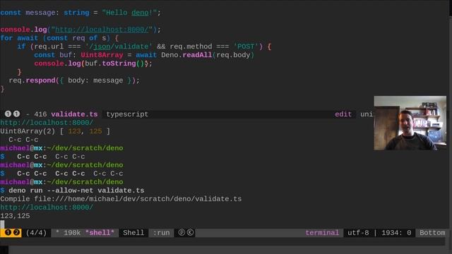 Trying Deno with TypeScript смотреть онлайн