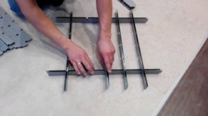 Как быстро собрать грильято. Изготовление и особенности сборки потолка грильято. Быстрый монтаж.