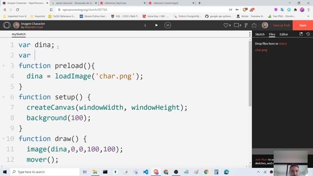 Imagen en P5js смотреть онлайн