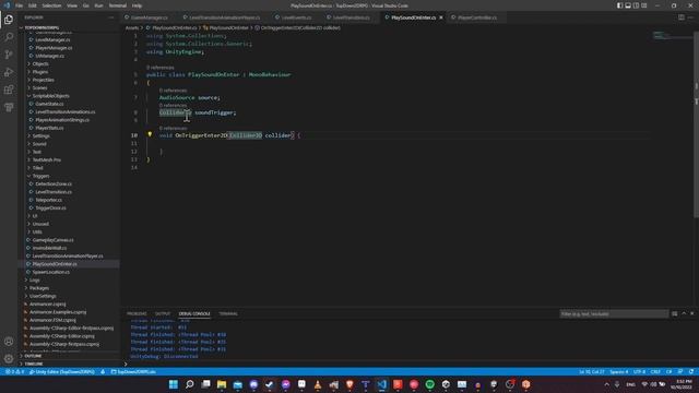 Play Sound Effects on Trigger Events ~ Unity 2022.1 Tutorial смотреть онлайн