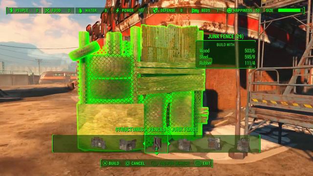 Fallout 4 - Nuka World Red Rocket: Adding a Rolling Door (Simple Method) смотреть онлайн