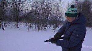 Охолощенный АКС-74У (ТОЗ) к.5,45x39 без лицензии - Стрельба