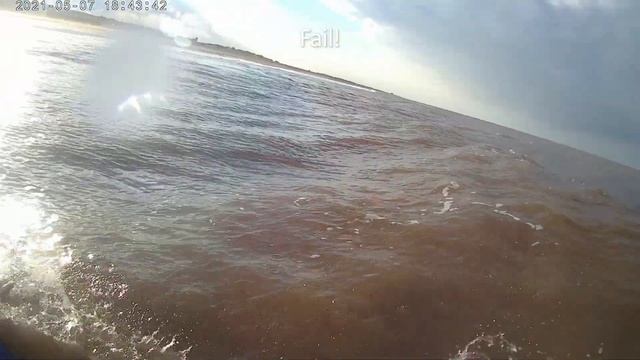 Kayak/Waveski - learning/failing to surf смотреть онлайн