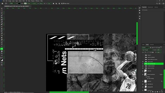 My Creative Process: Spencer Dinwiddie .PSD Breakdown | Photoshop File Included | Cal So Scoped смотреть онлайн