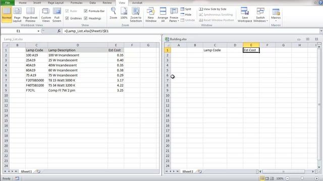 MS Excel 2010 Create Equipment Data Base Part II - Create Linked Worksheet смотреть онлайн