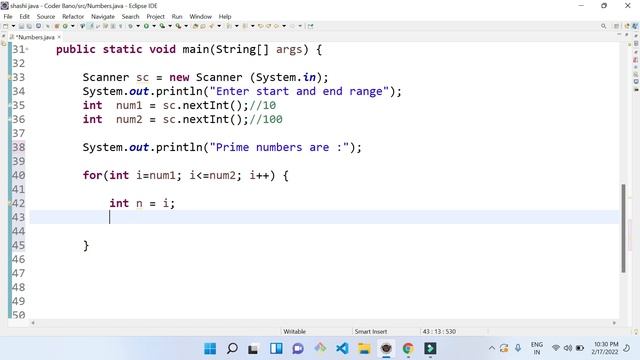 Program to print all prime number in a given range смотреть онлайн