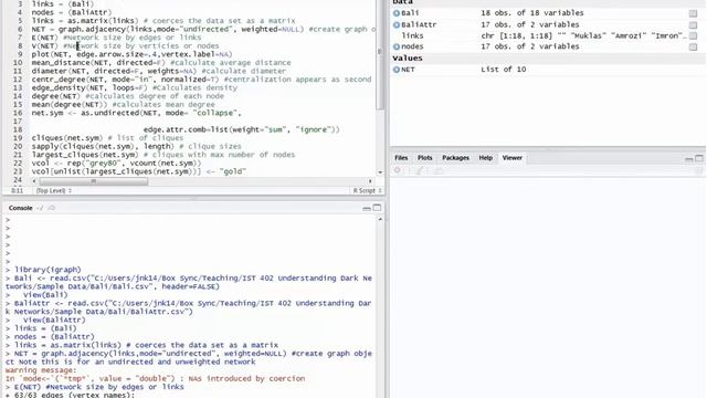 Network Topography and Subgroup Analysis in igraph package in R смотреть онлайн