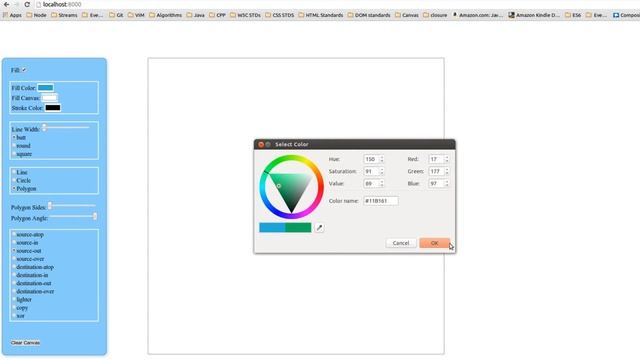 HTML5 Canvas - Drawing app #33 - shape 5 смотреть онлайн