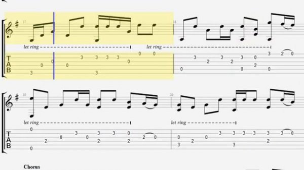 Beyonce - Halo TAB - fingerstyle guitar tabs (PDF + Guitar Pro)