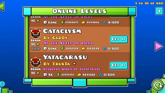 Играем в геометри даш смотреть онлайн