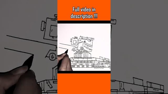 How to draw a Dora Demon Tank | Gerand #Shorts смотреть онлайн