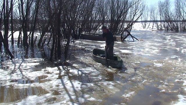 НАЧАЛО ПОЛОВОДЬЯ / СПАСАЕМ ЛОДКУ/ ТАЙГА ПОДРОСЛА смотреть онлайн