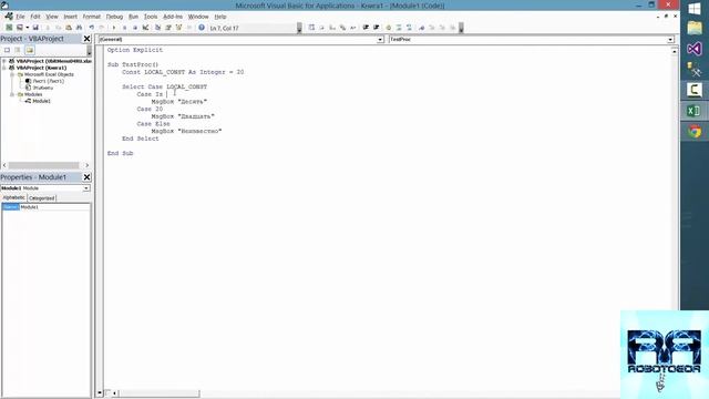 VBA Урок_12 | Select Case или Switch | Программирование для начинающих Просто и Доступно | Язык VBA смотреть онлайн