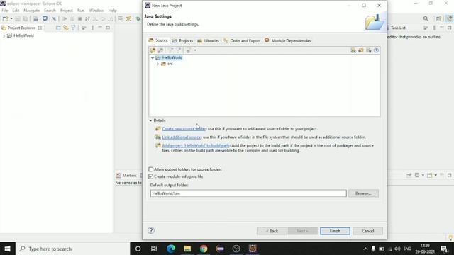 Hello World program in java using Eclipse | How to create hello world program in java смотреть онлайн