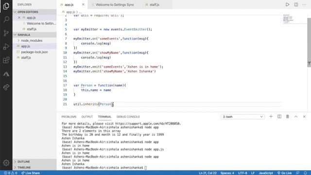 NodeJS Sinhala - The Node Event Emitter смотреть онлайн