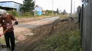 Мотоблок - грейдер