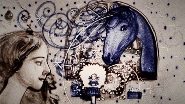 Новый год. Песочная Анимация. Песочное Шоу. смотреть онлайн