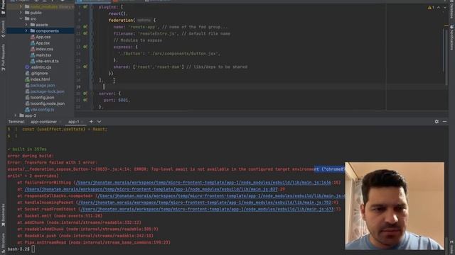 React Micro Frontends with vite plugin federation смотреть онлайн