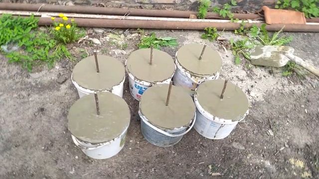 Залізобетонні стійки під бочку для полива своїми руками. смотреть онлайн