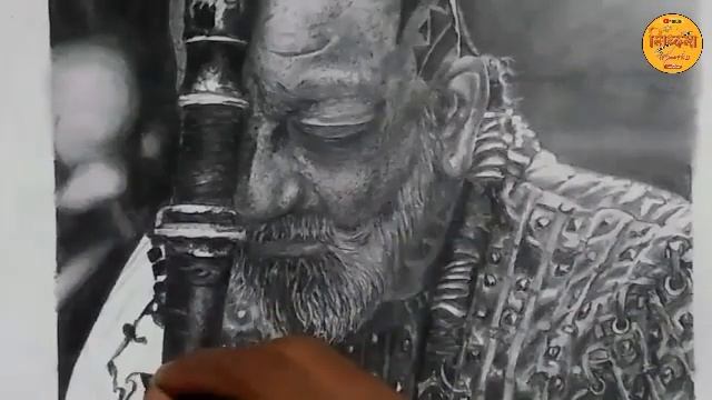 Adheera KGF 2 First Look Sketch | Sketch of Sanjay Dutt as Adheera | Adheera KGF Chapter 2 Portrait смотреть онлайн