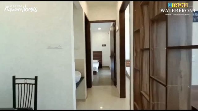 Fully Furnished Sample Bonus 2 BHK at ITrend Waterfront - Ravet's First Fully Furnished Home смотреть онлайн