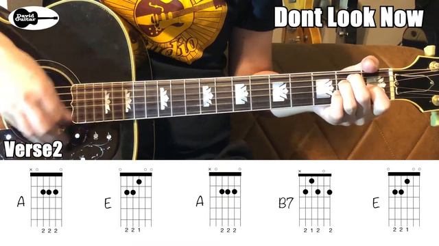 Dont Look Now Guitar Chords Creedence Clearwater Revival CCR смотреть онлайн