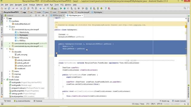 Android PDFViewer Ep.03 : RecyclerView - Load,Read,Zoom,Swipe,Scroll смотреть онлайн